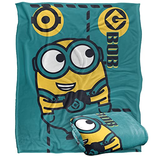 "Minions Bob Green Silky Touch Super Soft Throw Blanket 152 x 127 cm, 50"" x 60"""