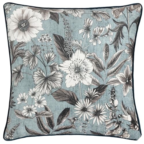 furn. Wylder Nature Harlington Botany Floral Piped Polyester Filled Cushion