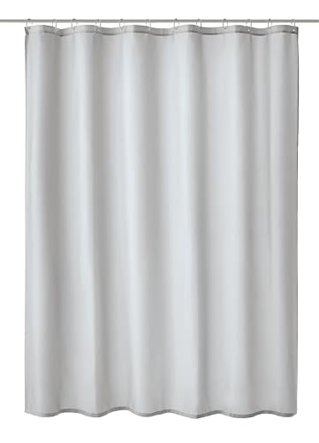 Kleine Wolke Kito Shower Curtain Textile PES, Mist, 120 x 200 cm
