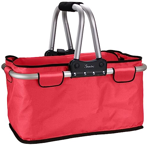 Genius Shopping Basket, Red, 48 x 28 x 27 cm