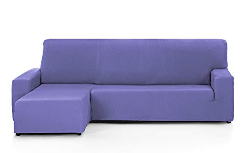 Martina Home Tunez Sofa Cover For Chaise Longue, 32 x 17 x 42 cm Short Left Arm (Front View) 32x17x42 cm lilac
