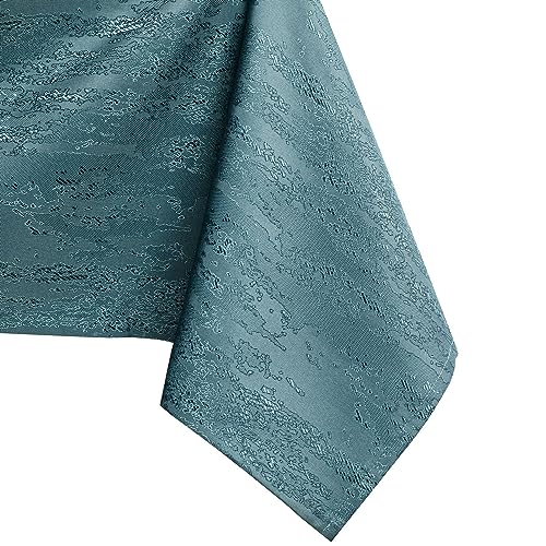 AmeliaHome Tablecloth Table Cover 110 x 140 cm Lotus Effect Water-Repellent Snakeskin Pattern Tablecloths Vesta 49461
