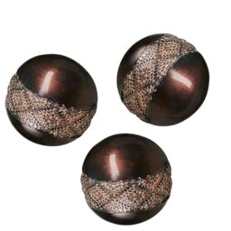Creative Scents Decorative Balls - Set of 3 Decorative Balls for Bowls and Vases, 3??? Decorative Orbs, Premium Home Decor Vase Filler, Spheres for Coffee Table Decor, Dining, Living Room Centerpiece