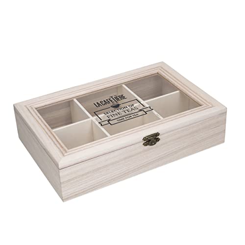 La Cafeti??re Wooden Tea Storage Box