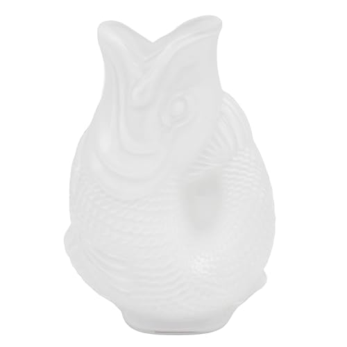 L & P Home & Gifts Fish Jugs & Vases Fish Vase Grey For Home and Kitchen - Lovely Home Décor Daily Use Accessory for Milk, Cream, Juice, and Water - Reusable and Practical Gift for Women and Men