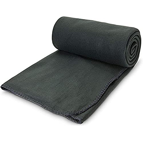 Römer Wellness Fleece Blanket, 100% Polyester Fleece, Anthracite, 26 x 28 x 8 cm