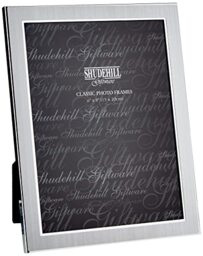 "Shudehill 24168 Lovely Silver Satin Colour 6 x 8 (Landscape Or Portrait) by Photo Frames, Metal, Size 6"" x 8"""