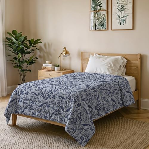 KARMA Line Summer Quilt Made in Italy Printed Soft Microfibre Bedspread - Spring Summer Mid-Season Quilt - Elite, Queen Size 200 x 240 cm