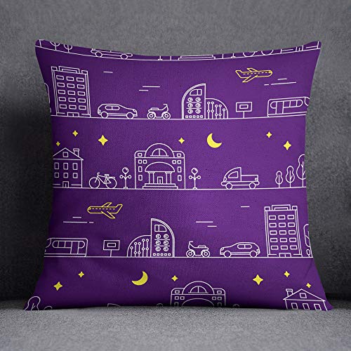 Questo Casa Decorative Cushion Cover, Cushion Cover, Home Decoration, for Sofa, Coffee, Size: 45 x 45 cm – Designed and Made in Türkiye