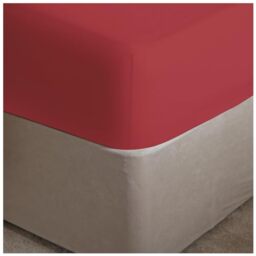 GC GAVENO CAVAILIA Easy Care Percale Extra Deep Fitted Sheet, Luxury Soft & Cosy Non Iron Thick Polycotton Bed Sheets, Double, White