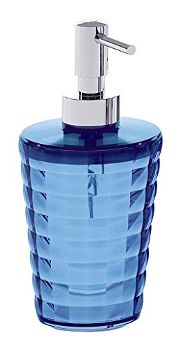 Gedy Glady Soap Dispenser, Thermoplastic Resin, Blue, 8.5X8.5X17