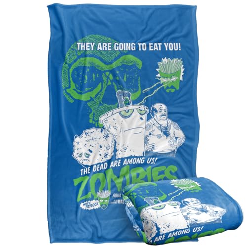 Aqua Teen Hunger Force Zombies Silky Touch Super Soft Throw Blanket 91 x 147 Cm