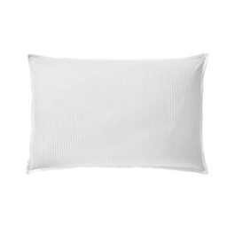 Grand Hotel Plain Cotton Satin Pillow Case 50cm x 75cm White