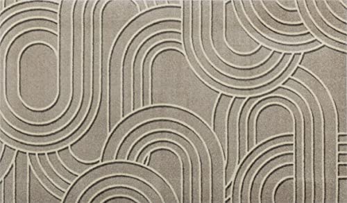 Wash+Dry Sand Twist Doormat, 70 x 120 cm, Washable for Indoor and Outdoor Use