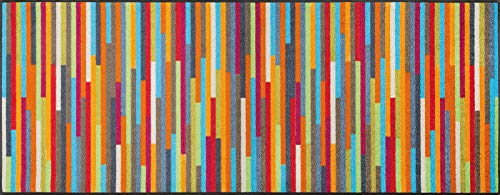 Wash&Dry Doormat, Acrylic, Colourful, 75x190x0.7 cm