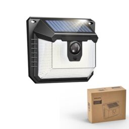 Philips 8 Packs Solar Pathway Lights Outdoor, Glass Metal Led Garden Landscape Lightings, 3000K Warm White, Waterproof for Decor Yard, Walkway, Patio, Driveway, Lawn