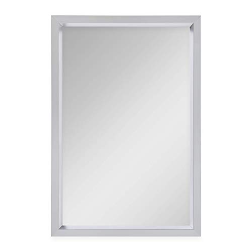 walther design Picture Frame Silver 40 x 50 cm with PassepArtout, Steel Style Plastic Frame ES050S