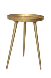 ASPECT Maxine Tripods Metal Side Table (Gold) ST98G