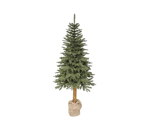 Decoris Everlands_Tiaga fir fsc 100% Natural Detail:Wooden stem Tips:513, Wood, Green, 180 cm