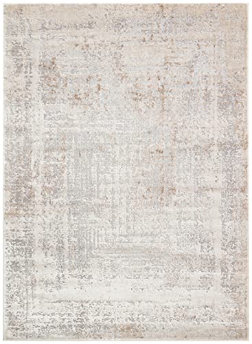 Concept Looms, LUZON Area Rug, Ivory Grey Taupe - LUZ810
