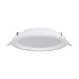 Eglo LED recessed Spotlight Idun-E, Round Ceiling spot, White Plastic Light
