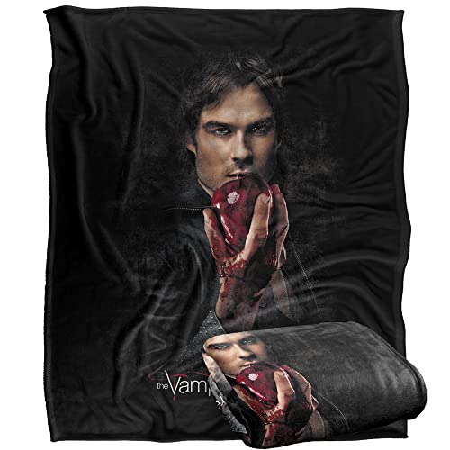 VAMPIRE DIARIES Damon Fruit Officially Licensed Silky Touch Super Soft Throw Blanket 152 x 127 cm