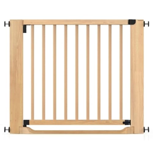 Safetots Wooden Heritage Flat Step Gate, Natural, 95cm - 103cm, Pressure Fit