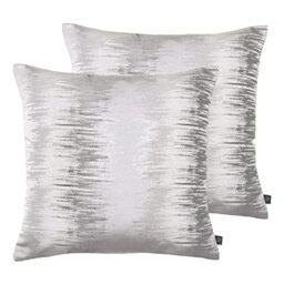 Prestigious Textiles Equinox Feather Filled Cushions (Twin Pack), Polyester, Cotton, Stone