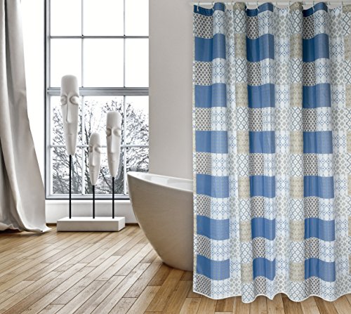 MSV Shower curtain Premium 180x200cm Ceram moyen
