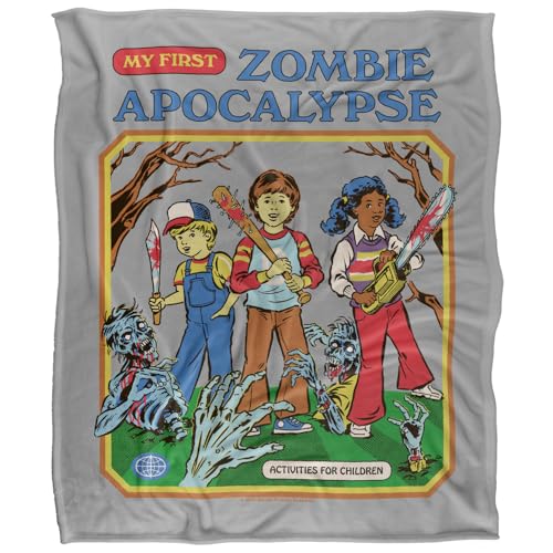 Steven Rhodes My First Zombie Apocalypse Silky Touch Super Soft Throw Blanket 152 X 127 Cm