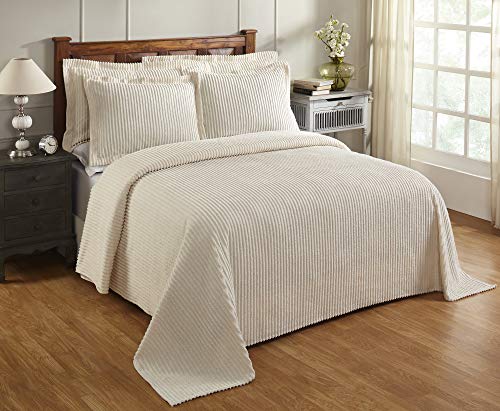 Better Trends, Cotton, Ivory, Twin Bedspread