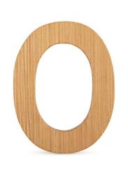 Small Foot 12068 ABC Letter O Made of Sustainable Bamboo Can Be Combined with Other Letters as Decoration or Door Sign
