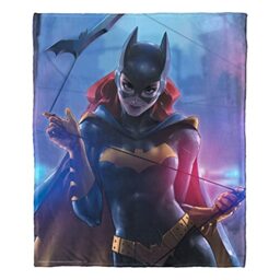 "Northwest DC Comics Batman Silk Touch Throw Blanket, 50"" x 60"", Batgirl Cover"