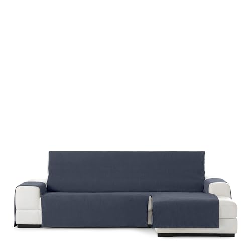 Eysa Rabat practica chaise longue cover 290cm., color 03/blue, right-frontal view