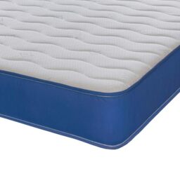 eXtreme comfort ltd Cooltouch Colours Blue Small Single Mattress - 75x190cm, 18cm deep. Memory Foam and Coil Spring Hybrid, Plush Comfort, UK Made Mattress in a Box