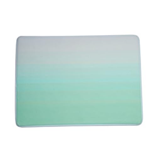 Bath mat of memory foam 70x50cm rolled Sugar green