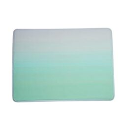 Bath mat of memory foam 70x50cm rolled Sugar green