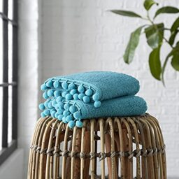 GC GAVENO CAVAILIA 550 GSM Hand OR Bath Towel OR Bath Sheet, 100% Egytian Cotton Quick Dry Towel Set, Teal, 50X80, Pack of 2 Hand Towel, 552178