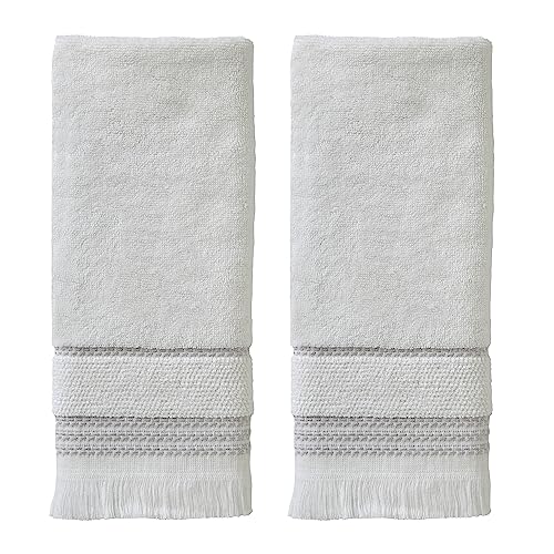 SKL Home Casual Fringe Hand Towel Set