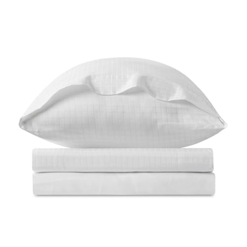 Alexandra House Living Set of Sheets Atia White 150 Bed 3 Pieces