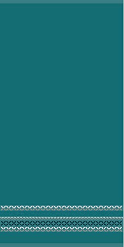 Miracle Home Maurya 100% Cotton Towels 30 x 50 cm, Set of 4, Green