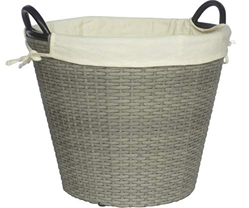 FIREFIX 821 Wicker Polyrattan Basket, Plastic, 280 x 450 mm, 4