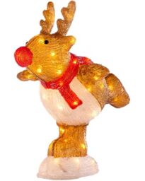 Skating Reindeer Christmas Decoration, 56 LED Lights