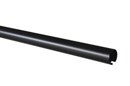 GARDINIA Chicago Series Curtain Pole with Inner Track Diameter 20 mm Length 160 cm Metal Matt Black