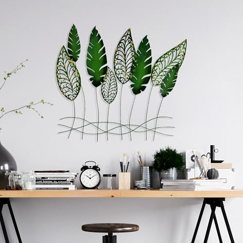 Handmade Decorative Metal Wall Accessory, 75 x 80 cm, 100% Metal (1.5 mm), Unique Hand-Painted Design, Perfect for Home Decor & Art Lovers
