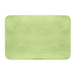 Sweet Home Super Soft Green Foam Bath Mat, Non-Slip - 70x50
