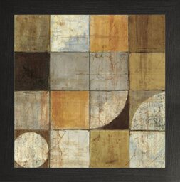 Frame Company Watson Range Tango Square I Neutral by Mike Schick, Photo Frame - 5 x 5 Inches, Black