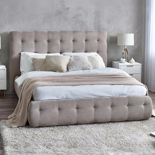 Julian Bowen Odette King Bed 150Cm - Light Taupe
