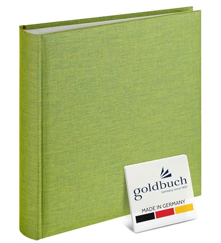 Goldbuch Trend Photo Album 25 x 25 cm, 60 Pages with Pergamine, light green, 30x31 cm