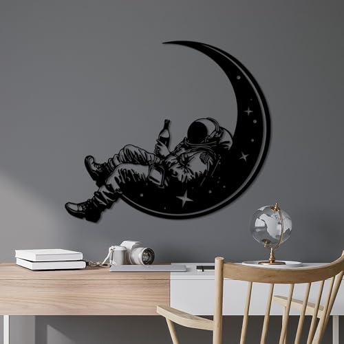 Stylish Black Decorative Metal Wall Accessory, 62 x 71 cm, 100% Metal, 1.5 mm Thickness, Perfect for Modern Home Decor & Art Display
